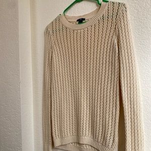 F21 beige sweater